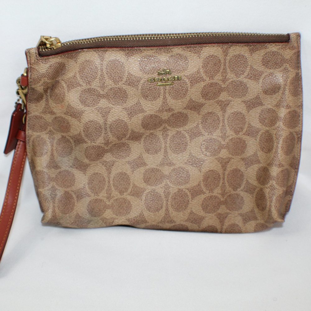 Charlie Pouch In Colorblock Signature Canvas H1922-68332